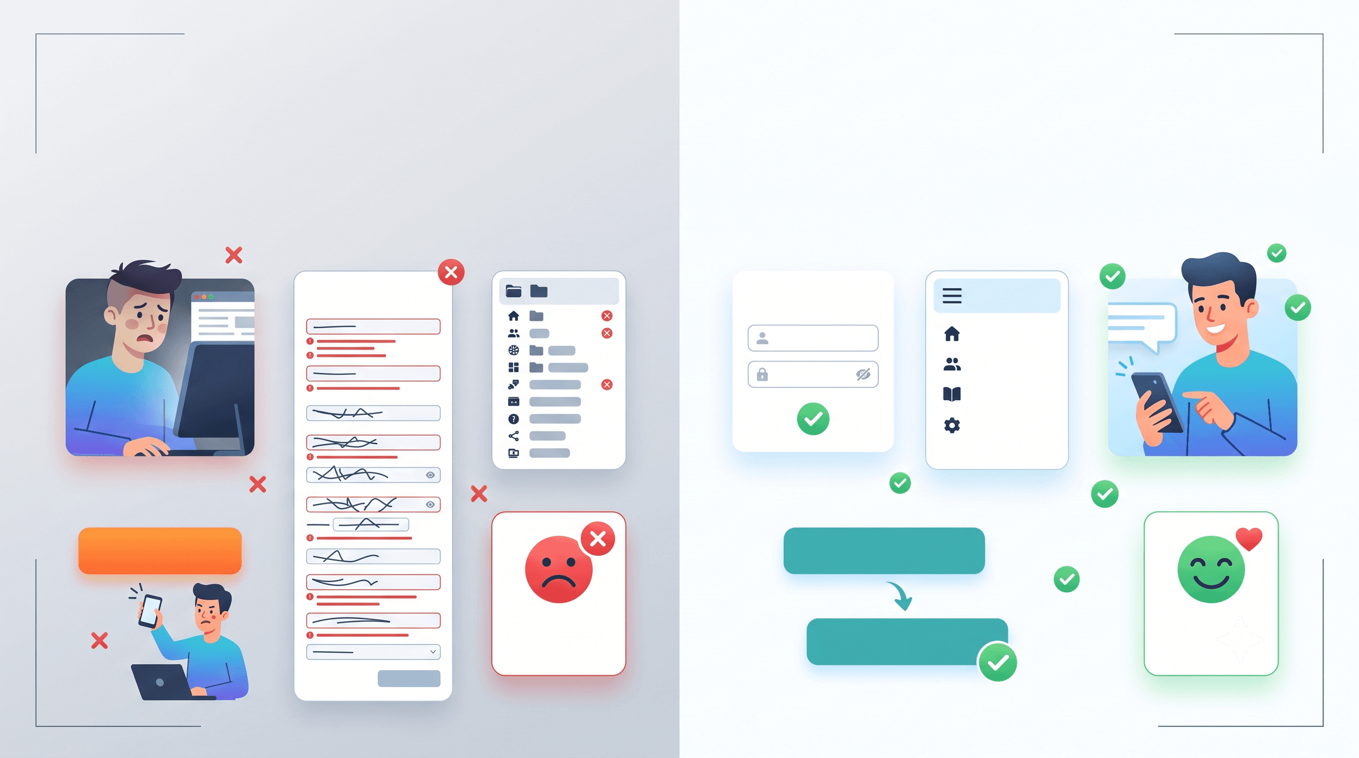 5 Erori critice de UX/UI din cauza cărora aplicația ta pierde utilizatori (și cum să le repari)